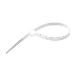 Dynamix Cable Tie 2.5 x 100mm Nylon Natural 100 Pack