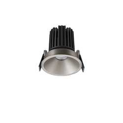 Glight 8W Recessed Fixed Downlight RA90 3000K 38D Triac IP54 IC-F Brushed Varnish Dim