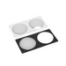 Glight Twin Square Adaptor Plates Black