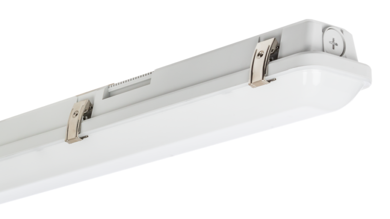 Evolve 40W Boxy LED Batten 1200mm 140lm/W 5600lm 3CCT Selectable 4K/5K/6K CRI>80 Finish: White (5 year product warranty)