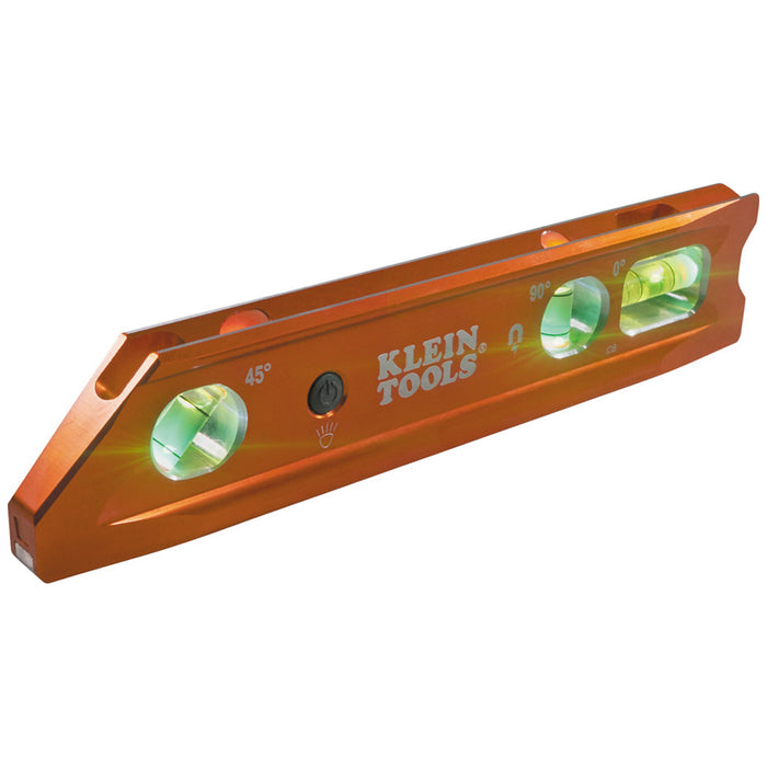 Klein A-935RBLT Level Torpedo Billet With Rare Earth Magnet 229mm Lighted