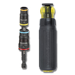 Klein 4In1 Metric Flip Socket W/Ratchet Handle 7-12mm