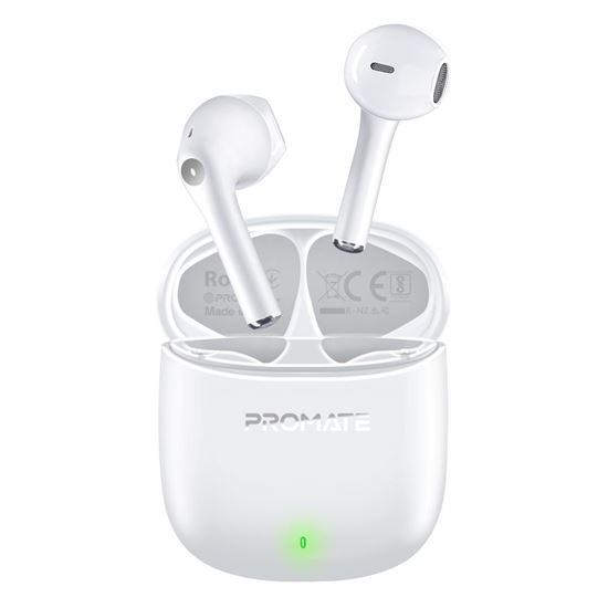 Promate In-Ear HD Bluetooth Earbuds White