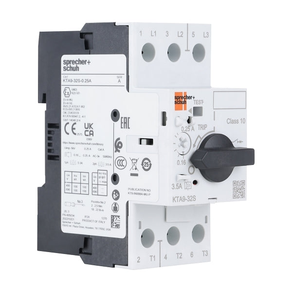 NHP Motor Protection Circuit Breaker KTA9-32S Frame C 10-16A