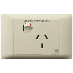 Legrand HPM E-COM 10A SINGLE PPT CH & ANTI MIC RES CLEAN ENG BEIGE