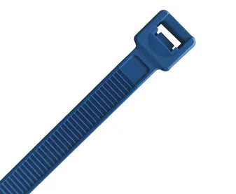 Cabac Cable Tie 300x4.8mm Detectable Blue 100pc