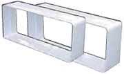 Manrose Channel Connector Flat 100mm 40200 Simx