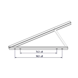 Schletter Tripod - Up To 2.4 Meter Length Modules
