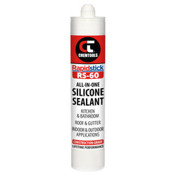 Rapidstick Silicone Sealant All-In-One Grey 300ml Cartridge