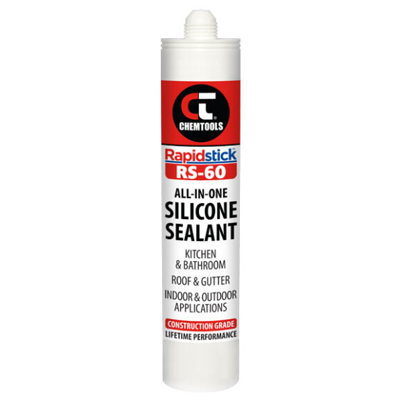 Rapidstick Silicone Sealant All-In-One White 300ml Cartridge