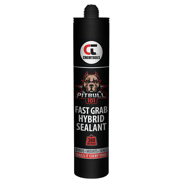 Rapidstick PITBULL 101 Hybrid Sealant Fast Grab White 300ml Cartridge