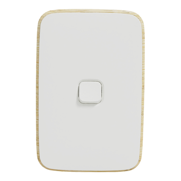 Iconic Essence Switch Vert 1G 20A 230/240V Arctic White