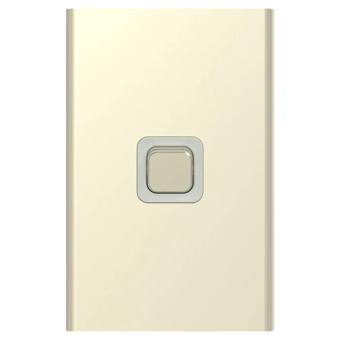 Iconic Styl Switch Vert 1G 20A 230/240V Crowne