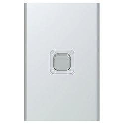Iconic Styl Switch Vert 1G 20A 230/240V Silver