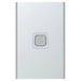 Iconic Styl Switch Vert 1G 20A 230/240V Silver
