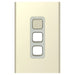 Iconic Styl Switch Vert 3G 20A 230/240V Crowne
