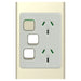 Iconic Socket Sw Vert Twin with Extra SW Crowne