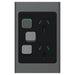 Iconic Socket Sw Vert Twin with Extra SW Silver Shadow