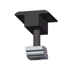 Smiths Clenergy PV Ezrack Inter Clamp Standard 35mm with Grounding Pins Black Anodized