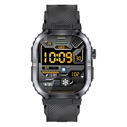Promate IP68 Smartwatch with 2.01"  TFT Display & Bluetooth Calling Black