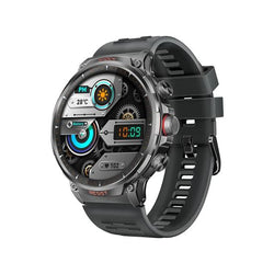 Promate IP67 1.85' Fitness Tracker Smartwatch with BT Calling Black