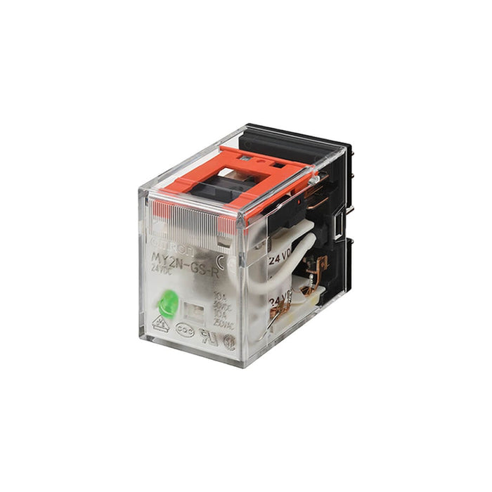 Omron MY2N-GS-R DC12 BY OMZ Plug In Power Relay, 12V DC Coil, 10A Switching Current, DPDT