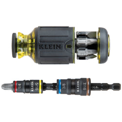 Klein 12-in-1 Impact Rated Stubby Driver W/SAE Flips