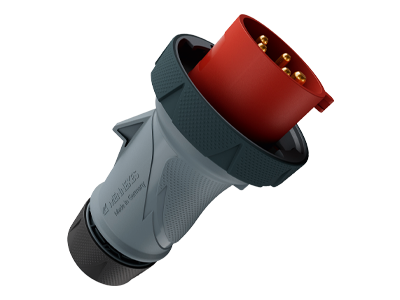 Mennekes Plug 32A 3pin 6h IP69