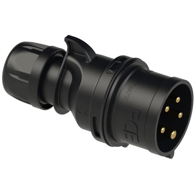 Emptec Plug 16Amp 5pole IP44 6h Black