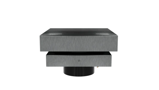 Ventpro Square Curb Roof Mounted Fan Stainless Steel 150mm Spigot