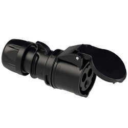 Emptec Connector 16Amp 3pole IP44 6h Black
