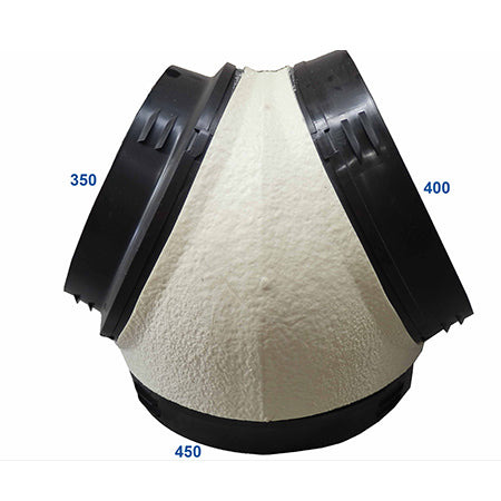 Smooth-Air Y300/200/200 Insulated Y Branch w Spigots  (Pre-assembled)
