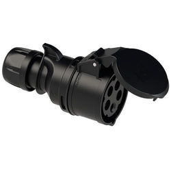 Emptec Connector 32Amp 5pole IP44 6h Black Shark