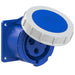 Emptec Socket 32Amp 3pole IP67 6h Panel Flanged Straight