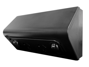 Vynco Metro Outdoor  S/G EXT MET P/P HOR 2G 15A SHAL BLK