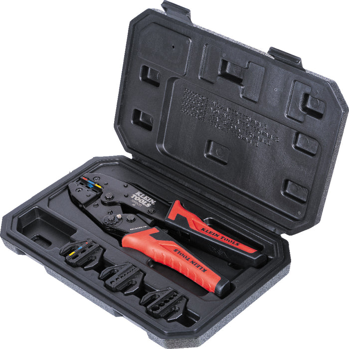 Klein Ratcheting Crimper Set 10-22AWG Term 0.5-6mm