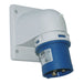 Emptec Plug 16Amp 3pole IP44 6h Appliance inlet Flanged Angled Surf