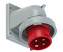 Emptec Plug 32Amp 4pole IP67 6h Appliance inlet Flanged Angled Surf