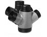 Simx Duct Double Branch Take-Off 300/200/200/200mm Poly Insulated
