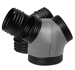 Simx Duct Y-branch 300/250/250mm Poly Insulated
