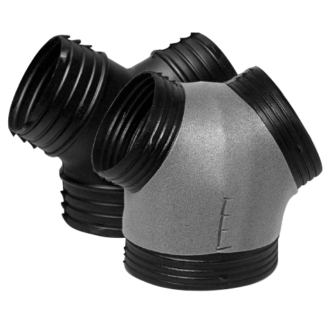 Simx Duct Y-branch 300/250/250mm Poly Insulated