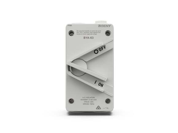 ZJ Isolator 63A 400V AC 3Pole IP66 Large Enclosure