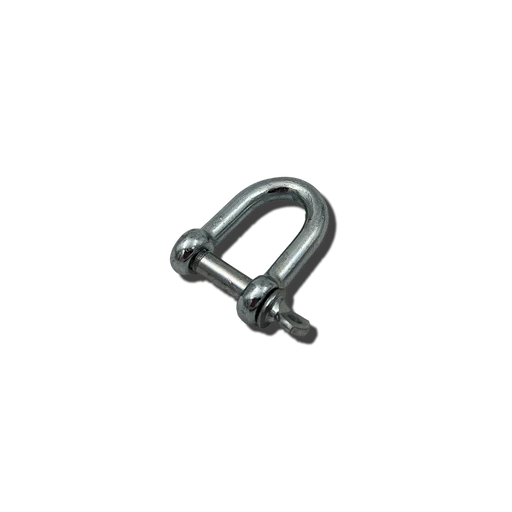 Black Smiths D Shackle Galv 6mm