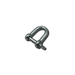 Black Smiths D Shackle Galv 8mm
