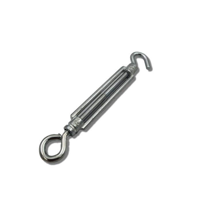 Black Smiths Turnbuckle Hook & Eye Zinc 6mm