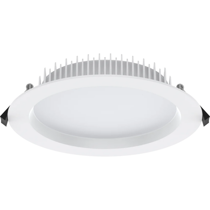 Pure Platinum Downlight with Recessed Diffuser 25W CCT Selectable 3000K/4000K/5700K Triac Dimming