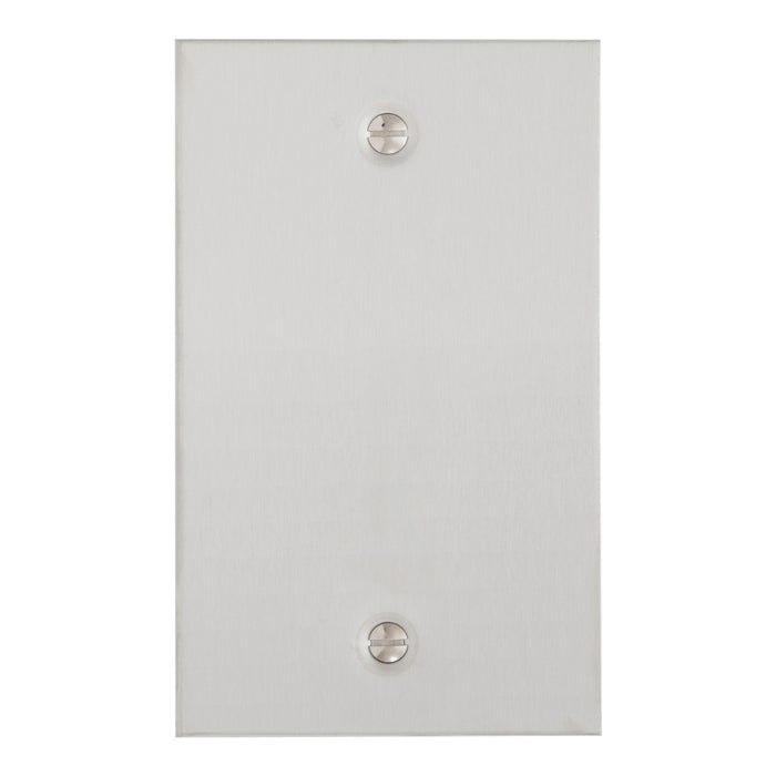 Clipsal Plate Blank STD Mntg S/Steel