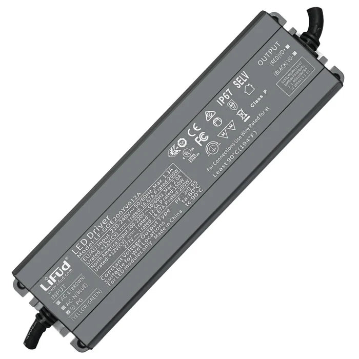 Task LED Driver Non Dimmable 12V DC 200W IP67