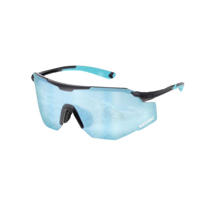 Succuro Glacier 180deg Sky Ice Blue REVO Safety Glasses