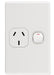 Tradesave Sleek Single 15A Vertical Power Point